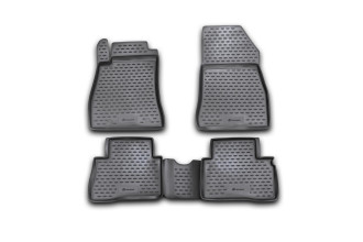 Коврики в салон NISSAN Juke, 2010-2014, 2014- клипса R/N 4 шт. (полиуретан) / Ниссан Жук