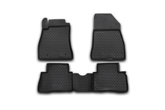 Коврики в салон NISSAN Juke, 2010-2014, 2014- крючок T/L 4 шт. (полиуретан) / Ниссан Жук