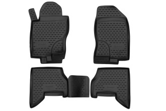 Коврики в салон NISSAN Pathfinder, 2010-2014 4 шт. (полиуретан) / Ниссан Патфайндер