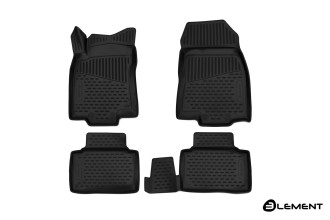 Коврики 3D в салон RENAULT Koleos, 2017-, 4 шт. (полиуретан) / Рено Колеос