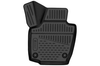 Коврик 3D в салон подходят для SKODARapid (I, Iр, II), 2013-2020, 2020-, передний левый, 1 шт. (полиуретан) / Шкода Рапид
