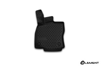 Коврик 3D в салон SKODA Octavia, 2013-2017, 2017-, передний левый, 1 шт. (полиуретан) / Шкода Октавия