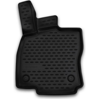 Коврик 3D в салон SKODA Octavia, 2013-2017, 2017-, передний левый, 1 шт. (полиуретан) / Шкода Октавия