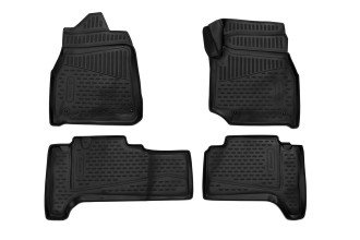 Коврики 3D в салон TOYOTA Land Cuiser (J100), 1998-2007, П.Р. 4WD, дизель, АКПП, 4 шт. (полиуретан) / Тойота Ленд крузер