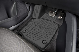 Коврик 3D в салон подходит для VW Tiguan 10/2007-2016, передний левый, 1 шт. (полиуретан) / Фольксваген Тигуан