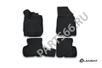 Коврики 3D в салон NISSAN Terrano, 2016-, 4 шт. (полиуретан) / Ниссан Террано