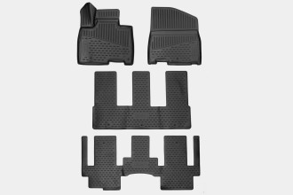 Коврики 3D в салон подходят для KIA Carnival IV 2020 - , Prestige, кроссвэн, 4шт. (полиуретан) / Киа Карнивал