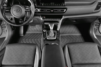 Коврики в салон подходят для KIA Seltos, 2019 -, 4шт. (полиуретан, противоскользящие шипы) / Киа Селтос