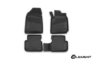 Коврики в салон TOYOTA Fielder (E140), 2006-2012, П.Р. без воздуховода, ун., 4 шт. (полиуретан) / Тойота Королла филдер