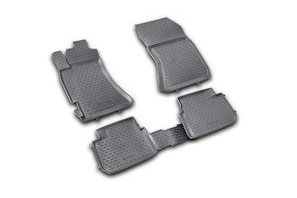 Коврики в салон SUBARU Forester, 2008-2013, 4 шт. (полиуретан) / Субару Форестер