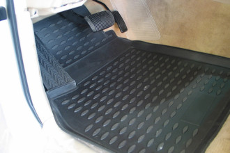 Коврики в салон TOYOTA Land Cruiser 100 1998-2007, 3 шт. (полиуретан) / Тойота Ленд крузер