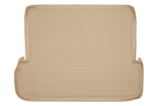 Коврик в багажник TOYOTA Land Cruiser Prado 12/2009-2013, 7 мест., длин., внед. (полиуретан,бежевый) / Тойота Ленд крузер прадо
