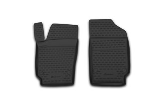 Коврики в салон подходят для VW Polo (V, Vp) 2009-2020, 1-й ряд, 2 шт. сед. (полиуретан) / Фольксваген Поло