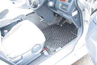 Коврики в салон HONDA Odyssey RA6 JDM 12/1999-09/2003, П.Р., 3 ряда, 5 шт. (полиуретан) / Хонда Одиссей