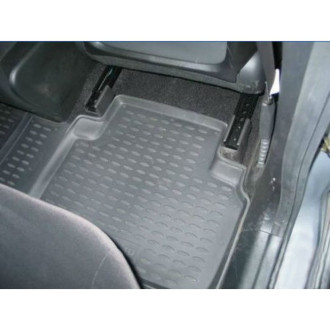 Коврики в салон HYUNDAI Accent 2000-2005, 4 шт. (полиуретан, серые) / Хендай Акцент