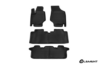 Коврики в салон HYUNDAI Trajet 1999-2008, МКПП, 4 шт. (полиуретан) / Хендай Траджет