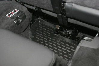 Коврики в салон LAND ROVER Discovery 4, 2010-2014, 2014-, 3-й ряд., 1 шт. (полиуретан) / Ленд Ровер Дискавери