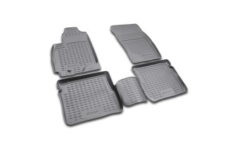 Коврики в салон MITSUBISHI Outlander 2003-2006, 4 шт. (полиуретан) / Митсубиси Аутлендер