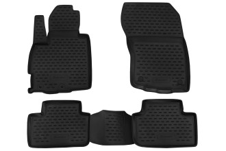 Коврики в салон подходят для MITSUBISHI ASX (I, Ip, Ip2, Ip3), 2010-2020, 2020-, 4 шт. (полиуретан) / Митсубиси АSХ