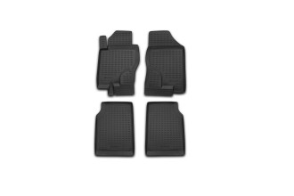Коврики в салон NISSAN Navara МКПП 2005-, 4 шт. (полиуретан) / Ниссан Навара