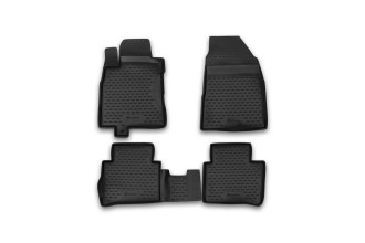 Коврики в салон NISSAN Tiida 2004-2015, 4 шт. (полиуретан) / Ниссан Тиида