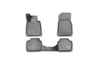 Коврики 3D в салон BMW 3 F30, 2012- 4 шт. (полиуретан) / БМВ Тройка