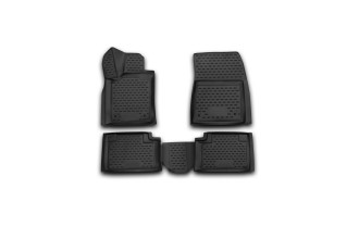 Коврики 3D в салон JEEP Grand Cherokee, 2014 -, 4 шт. (полиуретан) / Джип Гранд Чероки