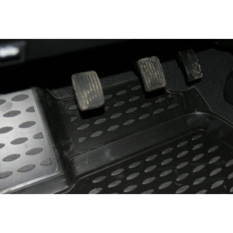 Коврики 3D в салон HYUNDAI Getz 2002-, 4 шт. (полиуретан) / Хендай Гетц