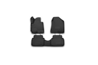 Коврики 3D в салон HYUNDAI ix35 2010-, 4 шт. (полиуретан) / Хендай ИХ35