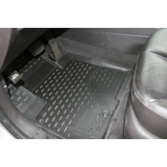Коврики 3D в салон HYUNDAI Santa Fe 05/2010-2012, 4 шт. (полиуретан) / Хендай Санта Фе