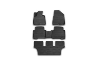 Коврики 3D в салон HYUNDAI Grand Santa Fe, 2013- 5 шт. (полиуретан) / Хендай Санта Фе