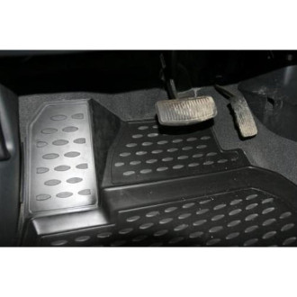 Коврики 3D в салон подходят для VW Polo (V, Vp) 2009-2020, 4 шт. сед. (полиуретан) / Фольксваген Поло
