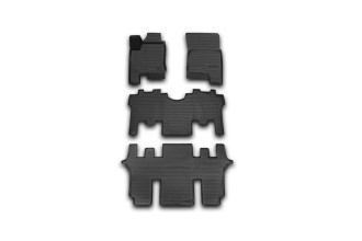 Коврики 3D в салон SSANG YONG Stavic 2013-, 4 шт. (полиуретан) / Саньенг Ставик