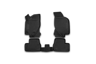 Коврики 3D в салон DATSUN on-do, 01/2014-, 4 шт. (полиуретан) / Дацун ОН ДО