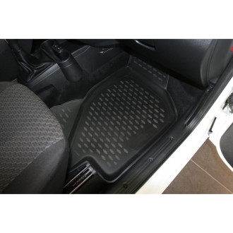 Коврики 3D в салон DATSUN on-do, 01/2014-, 4 шт. (полиуретан) / Дацун ОН ДО