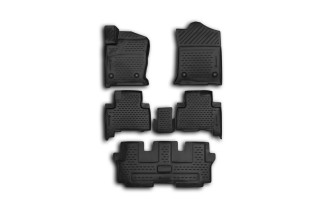 Коврики 3D в салон HAVAL H9, 2015-, 5 шт. (полиуретан) / Хавал Н9