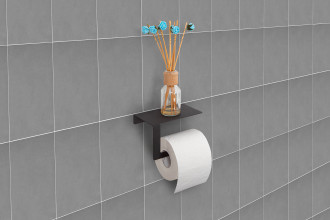 Держатель для туалетной бумаги (сталь)