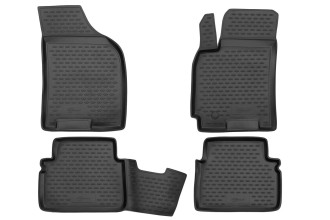Коврики в салон подходят для CHEVROLET Lacetti 2004-2013, сед., хб., ун., 4 шт. (ПУ, повышенная износостойкость) / Шевроле Лачетти