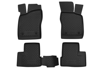 Коврики в салон подходит для DAEWOO Nexia (Ir), 2008-2016, 4 шт. (ПУ, повышенная износостойкость) /  / Деу Нексия