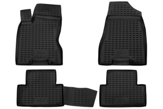 Коврики в салон подходит для NISSAN X-Trail T31 (II, IIp), 2007-2013, 4 шт. (ПУ, повышенная износостойкость) / Ниссан Х Трейл