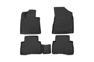 Коврики 3D в салон подходят для KIA Sorento, 2012-, 4 шт. (ПУ, повышенная износостойкость) / Киа Соренто