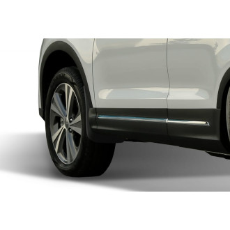 Брызговики передние HAVAL H6, 2014-, без порогов, вн. 2шт. (optimum) в пакете / Хавал Н6