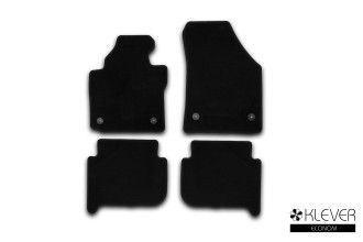 Коврики в салон Klever Econom VOLKSWAGEN Touran АКПП 2006-2010, 2010-2015, мв., 4 шт. (текстиль) / Фольксваген Туран