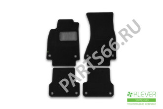Коврики в салон Klever Standard AUDI A6 2014-2018, 2018-, сед., ун., 4 шт. (текстиль) / Ауди А6
