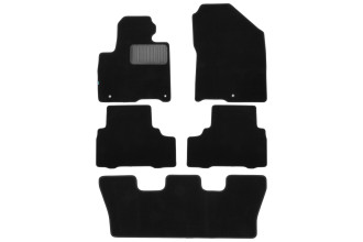 Коврики в салон Klever Premium KIA Sorento Prime 2014-2017, 2017-2020, кросс., 5 шт. (текстиль) / Киа Соренто
