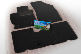 Коврики в салон Klever Premium MITSUBISHI Pajero IV 2006-2011, 2011-2014, 2014-, внед., 4 шт. (текстиль) / Митсубиси Паджеро