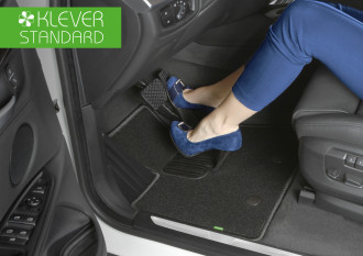 Коврики в салон Klever Standard HYUNDAI Solaris 2010-2014, 2014-2017, хб., сед., 4 шт. (текстиль) / Хендай Солярис