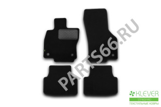 Коврики в салон Klever Standard SKODA Octavia 2013-2017, 2017-2020, сед., 4 шт.(текстиль) / Шкода Октавия