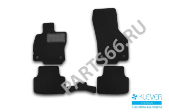 Коврики в салон Klever Premium SKODA Octavia 2013-2017, 2017-2020, сед., 5 шт.(текстиль) / Шкода Октавия