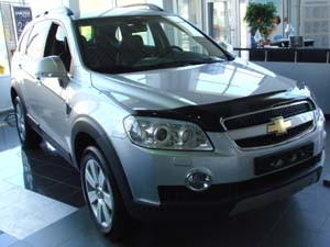 Дефлектор капота темный CHEVROLET CAPTIVA 2006-2011, NLD.SCHCAP0612 / Шевроле Каптива
